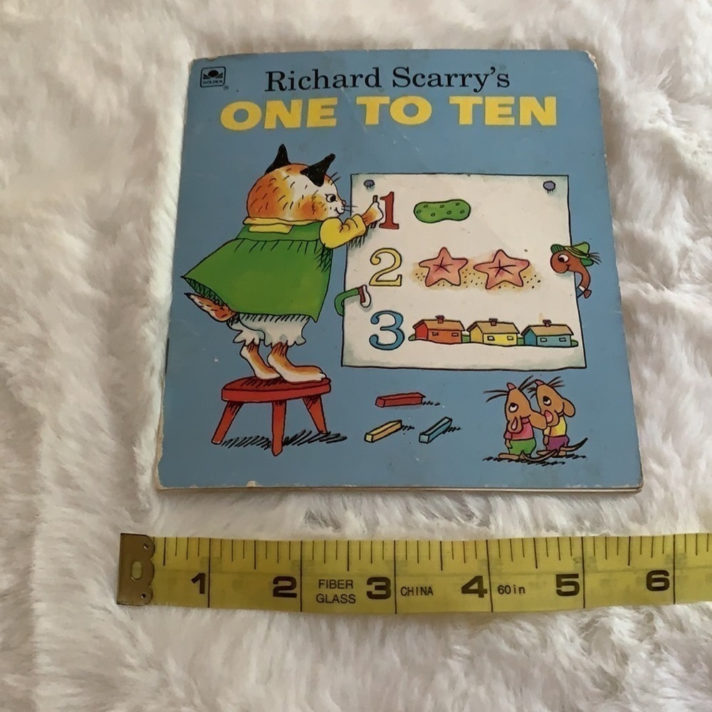 Vintage Paperback Book;Richard Scarry’s One to Ten - Picture 6 of 7